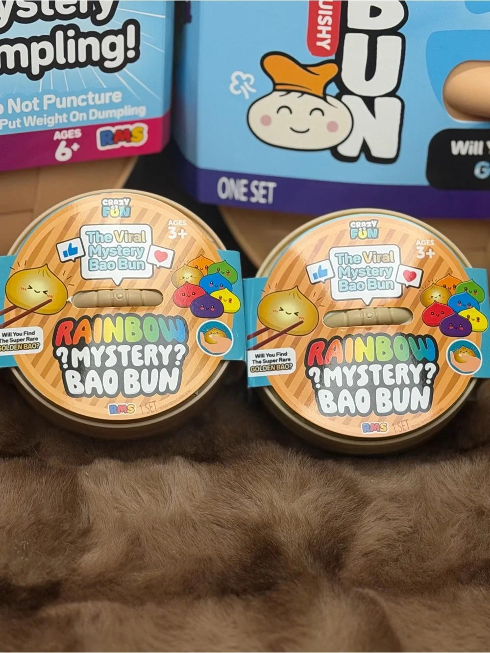 The Viral Rainbow Mystery Bao Bun by RMS blue & orange,